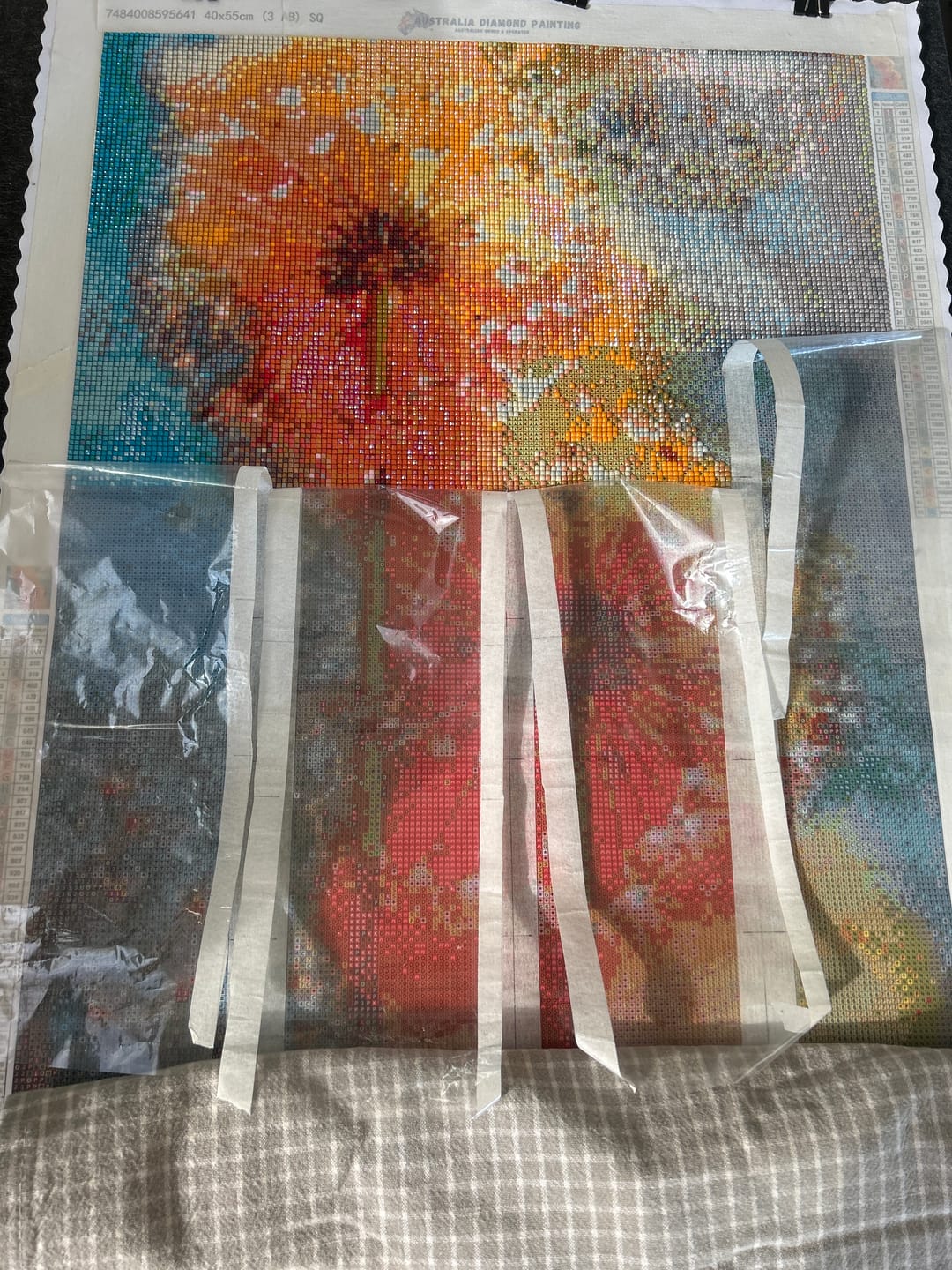 Customer photo review of Bold and Fearless (Diamond Painting)