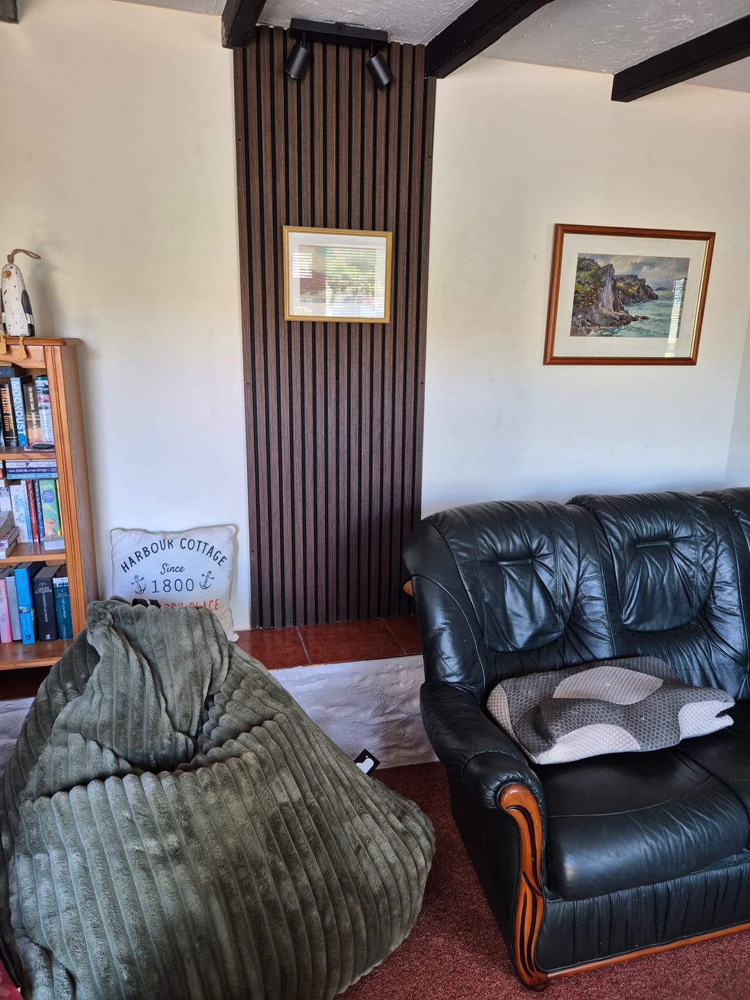Customer photo review of Acoustic Slat Panel End Trim