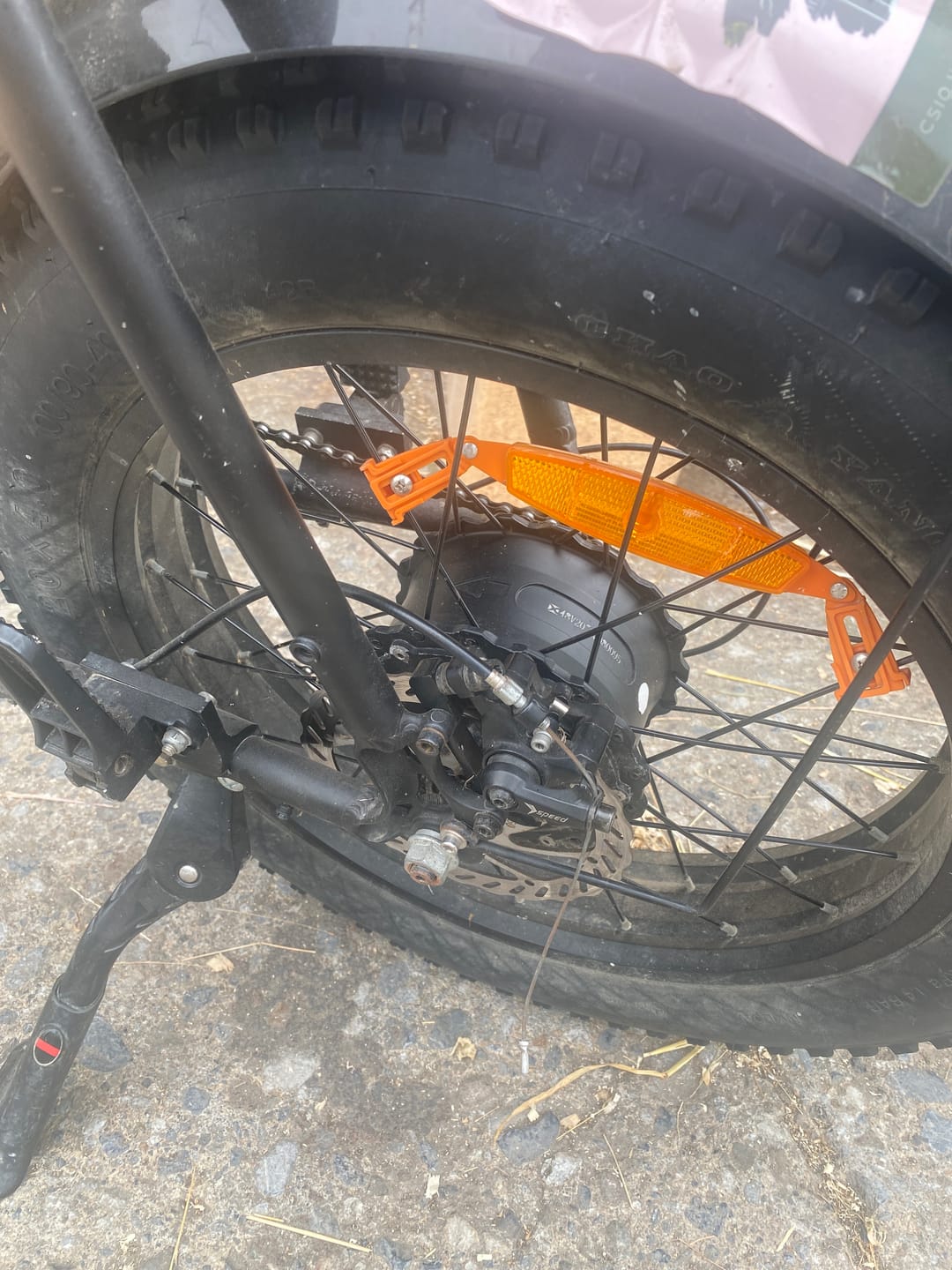 Customer photo review of BEZIOR Bicycle Brake Pads