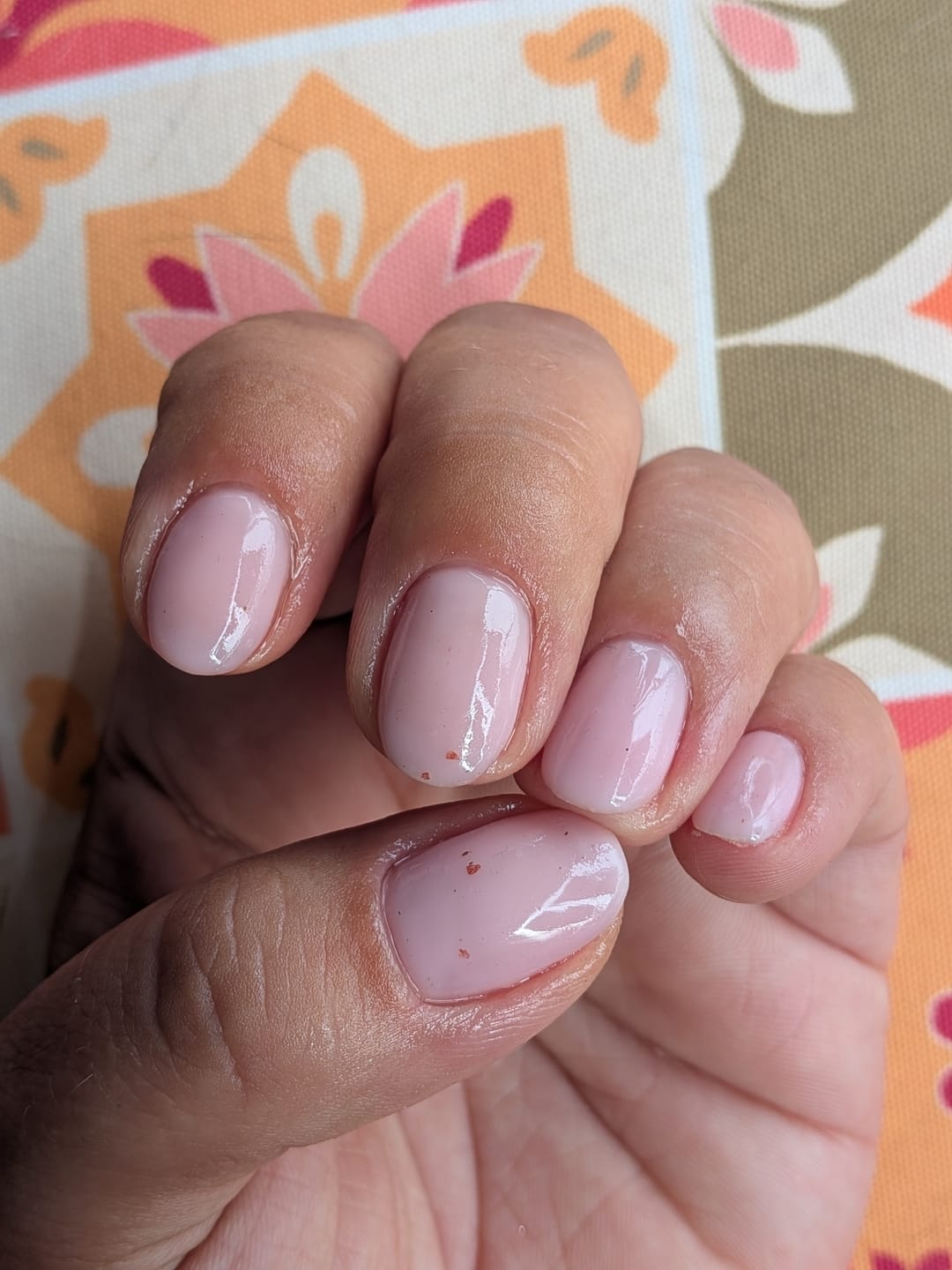 Customer photo review of Semilac Top Coat Terazzo T24 UV Gel Polish