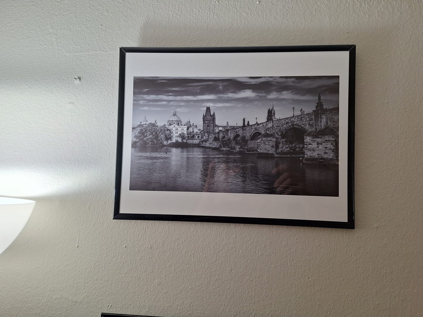 Customer photo review of Vltava with Charles Bridge - Monochrome