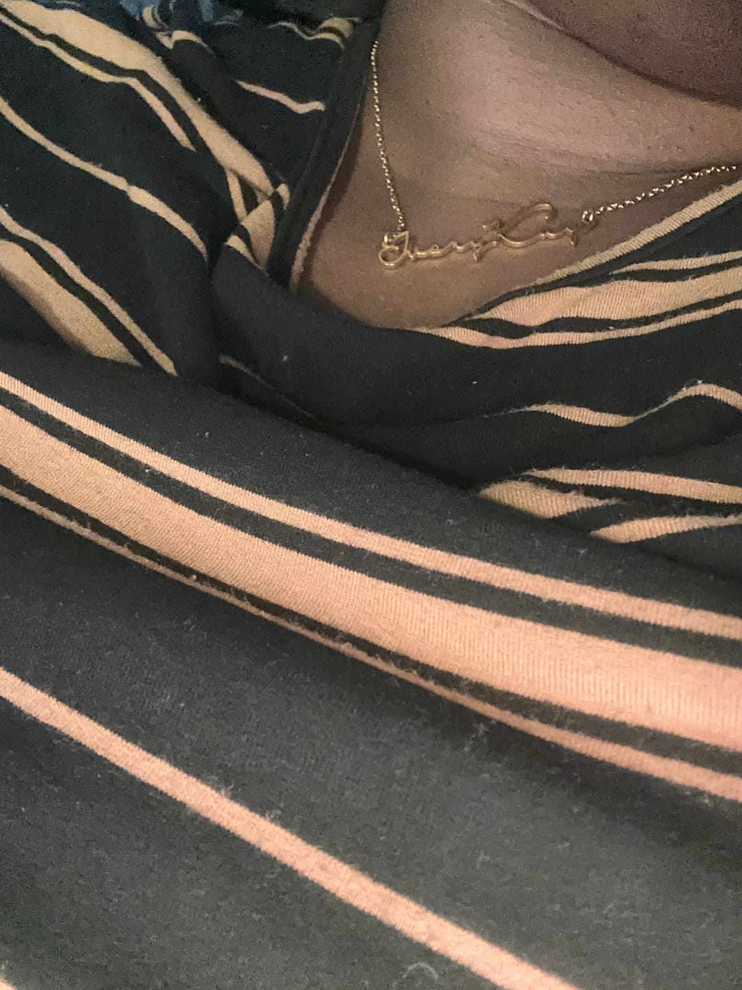 Customer photo review of Mon Petit Name Necklace