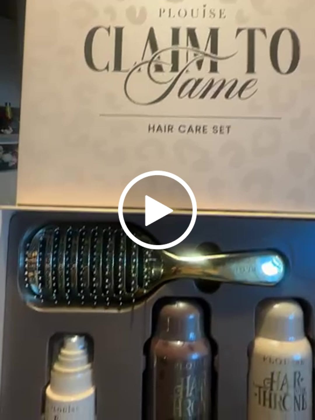 Customer video review of Cheetah Claim To Tame Hair Care Set