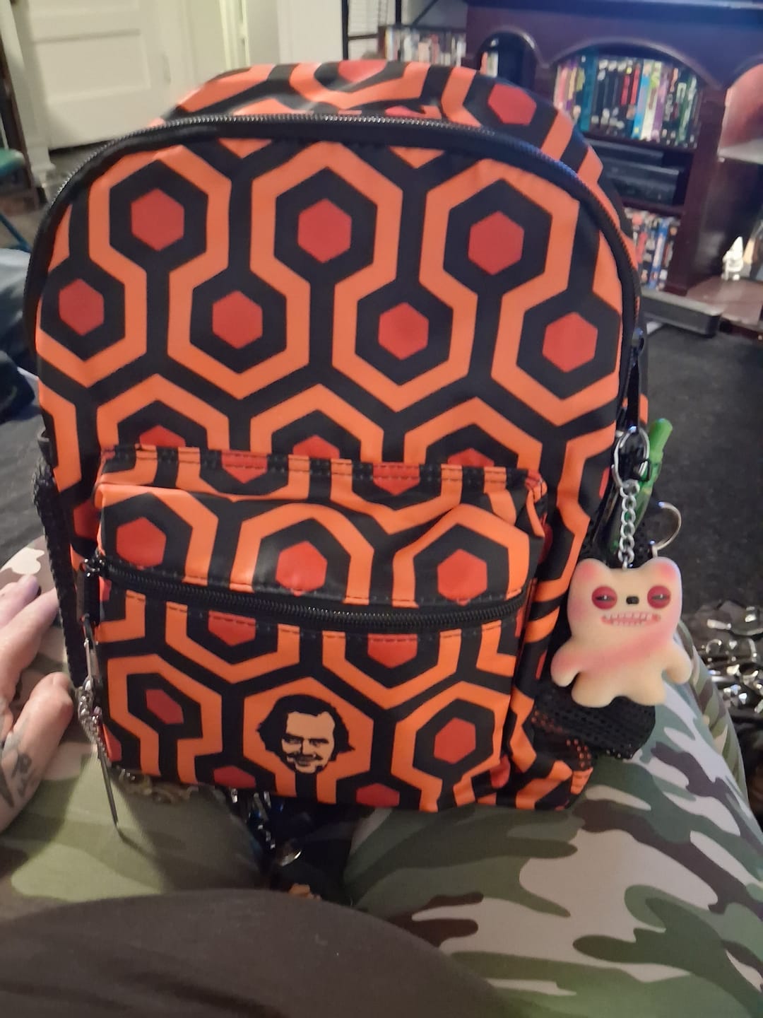 Customer photo review of The shining Overlook Hotel Compact Cute Backpack