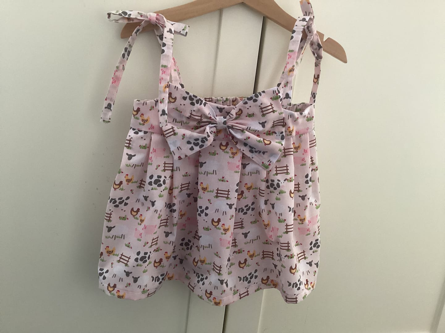 Customer photo review of Farm Animals Polycotton Fabric