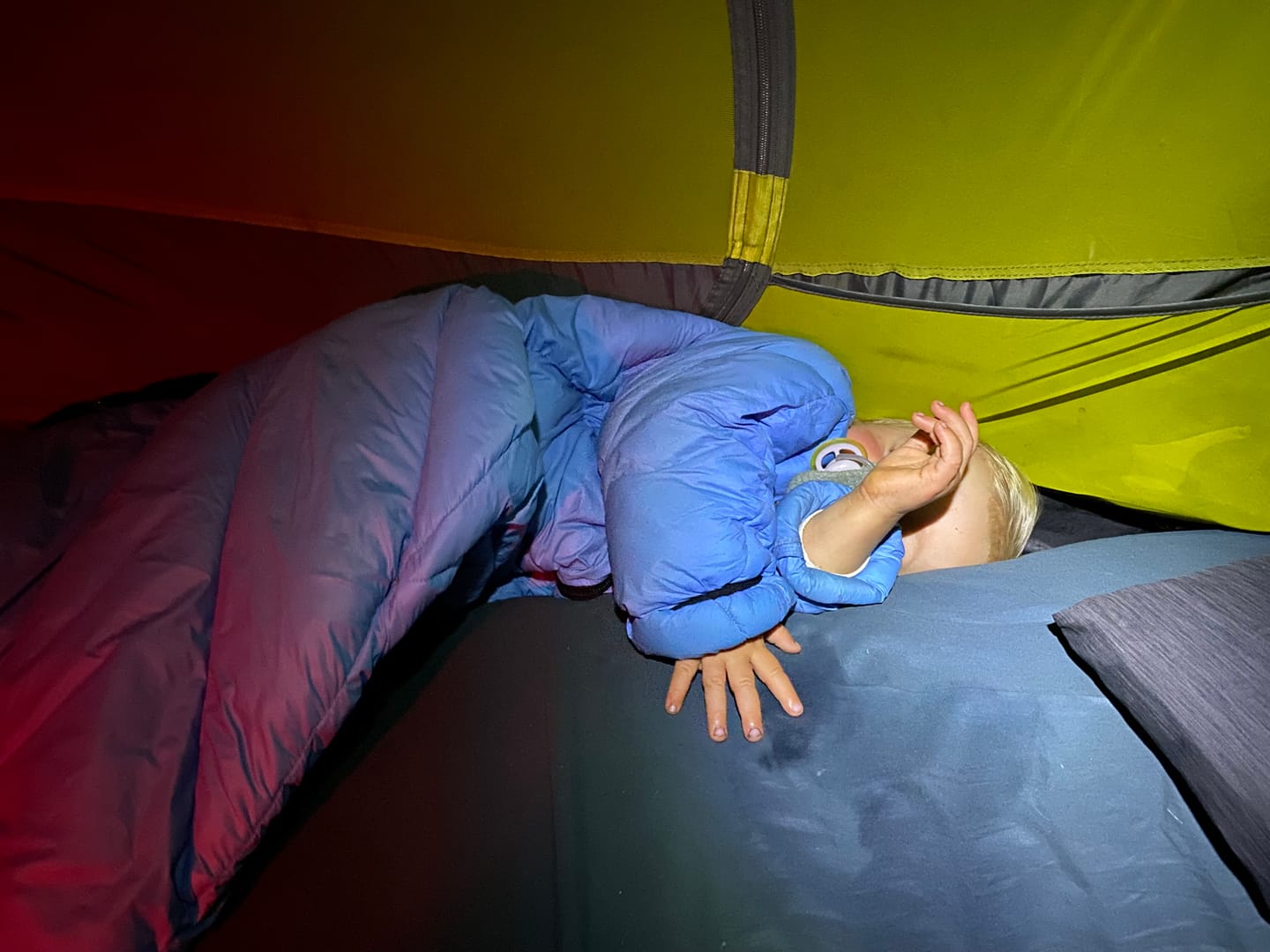 Customer photo review of Big Mo Kids Sleeping Bag (18-36 months)