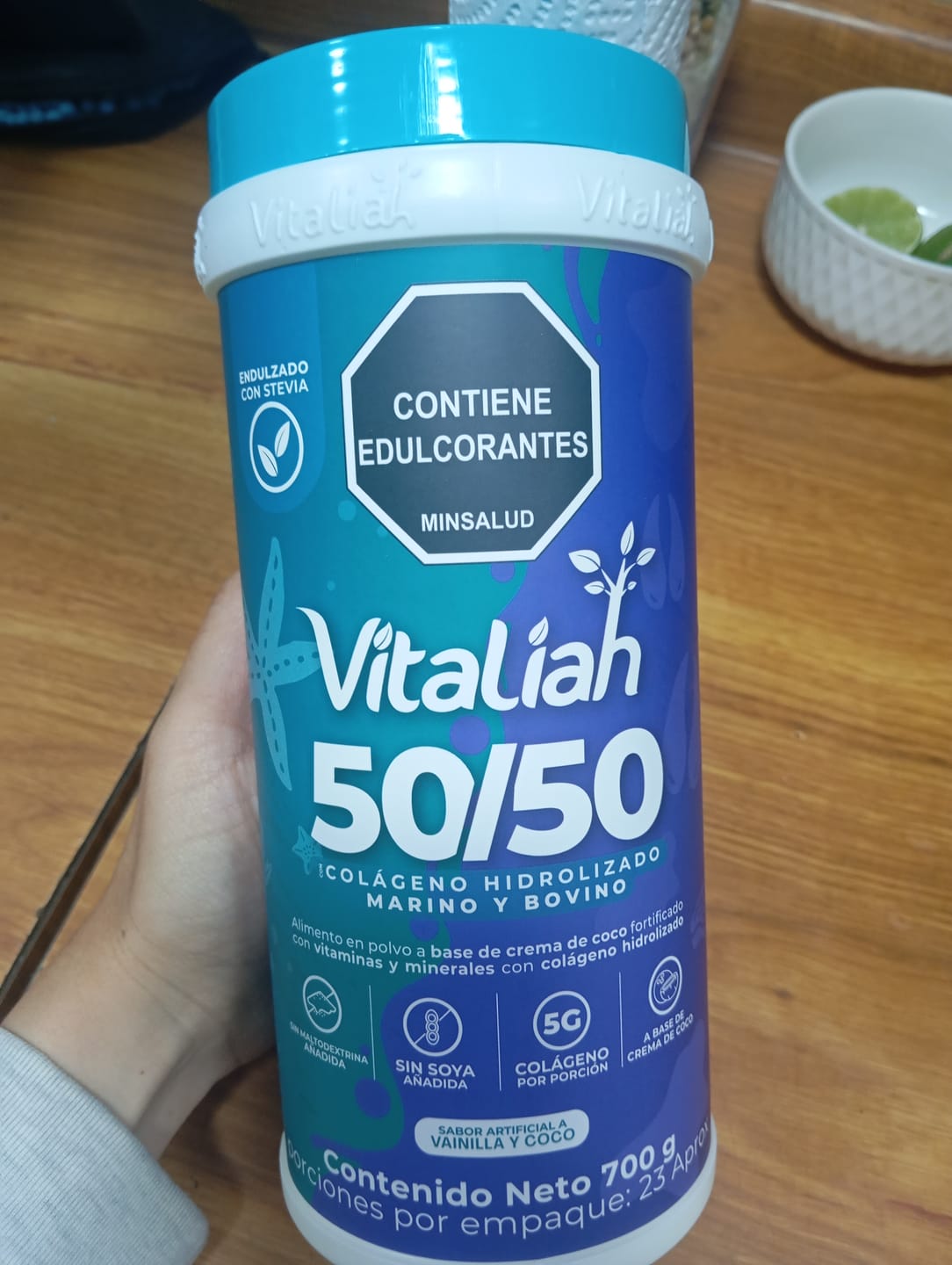 Customer photo review of Batido Colágeno 50/50 Origen Marino y Bovino - 700 g