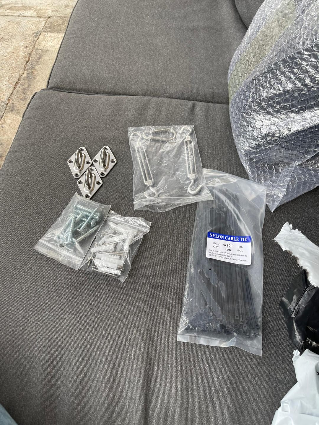 Customer photo review of Kit de fixation