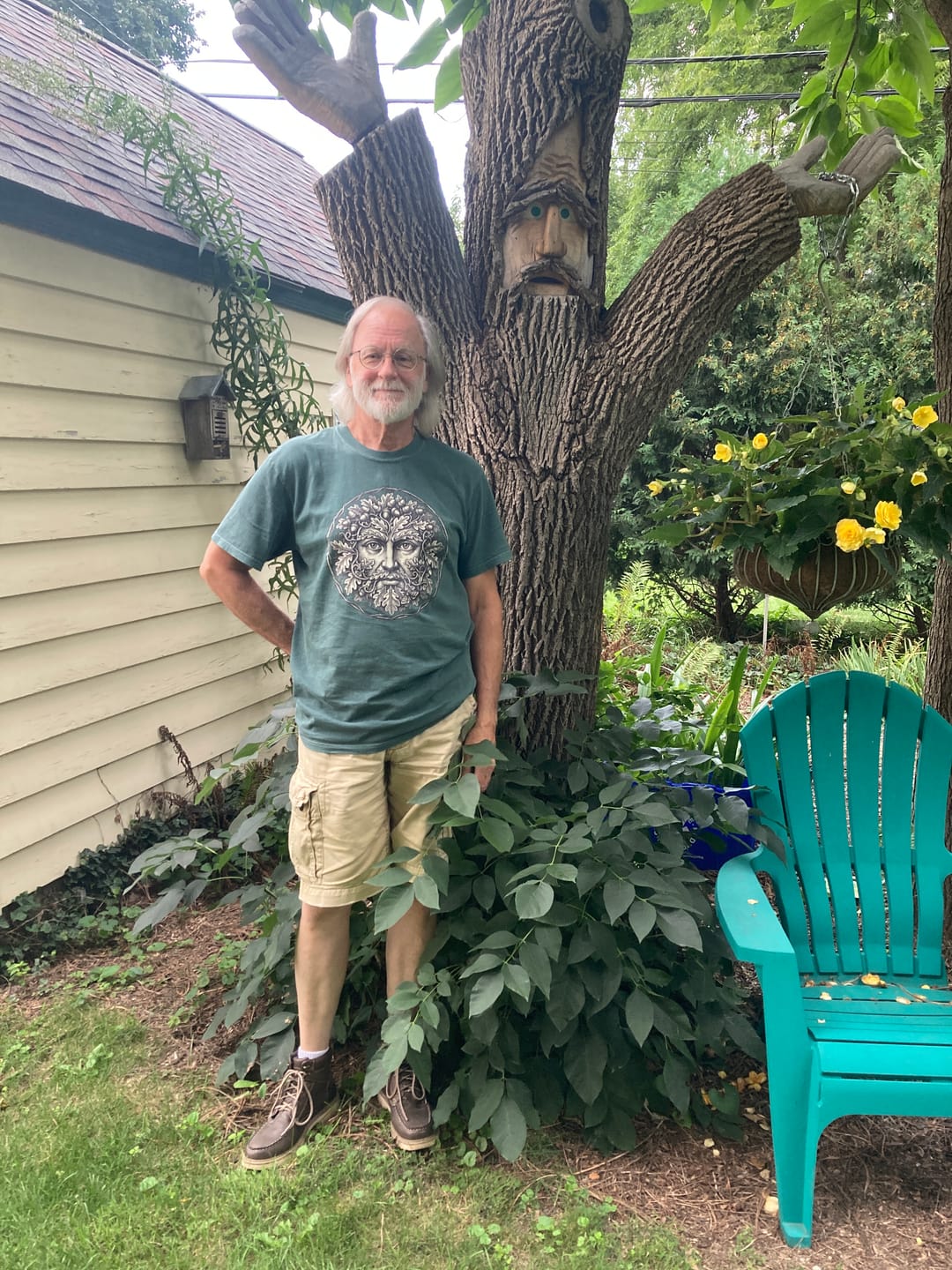 Customer photo review of Green Man T-Shirt