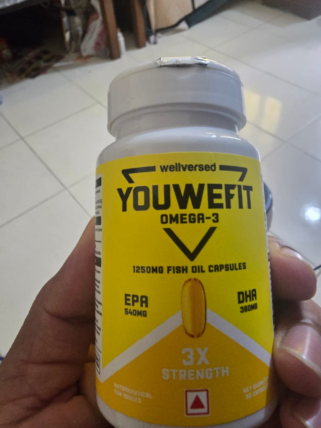 Customer photo review of YouWeFit Omega-3 Fish Oil (90 Capsules), 1250mg