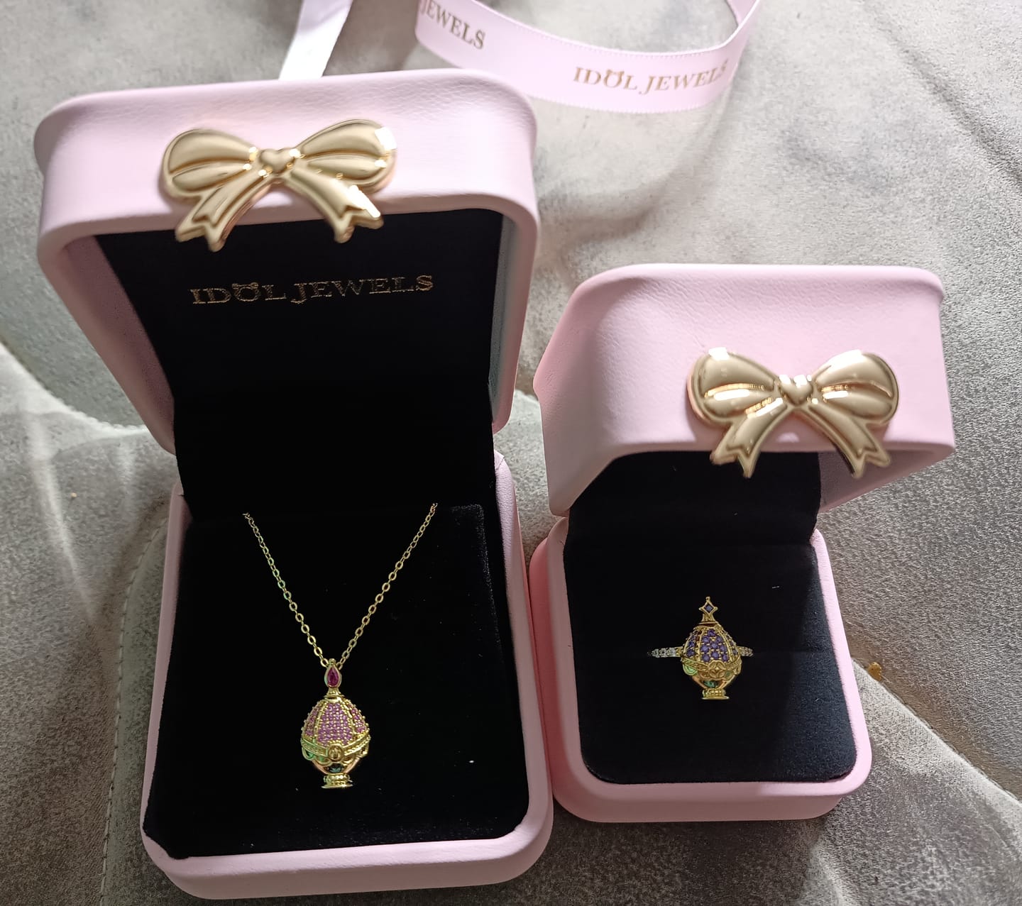 Customer photo review of Colección Soul Gems Madoka y Homura | Plata con Baño de Oro 18k | Puella Magi Madoka Magica