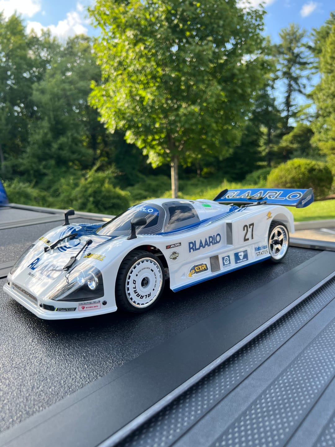 Customer photo review of Aluminum Capped Oil Filled Shock Absorbers(front & rear) For 1/10 Scale On-Road Cars