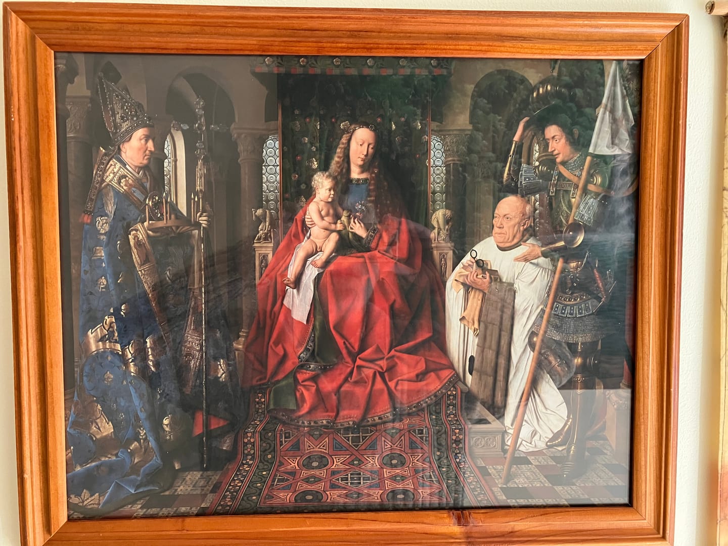 Customer photo review of Virgin and Child with Canon van der Paele | Jan van Eyck | c. 1434-36