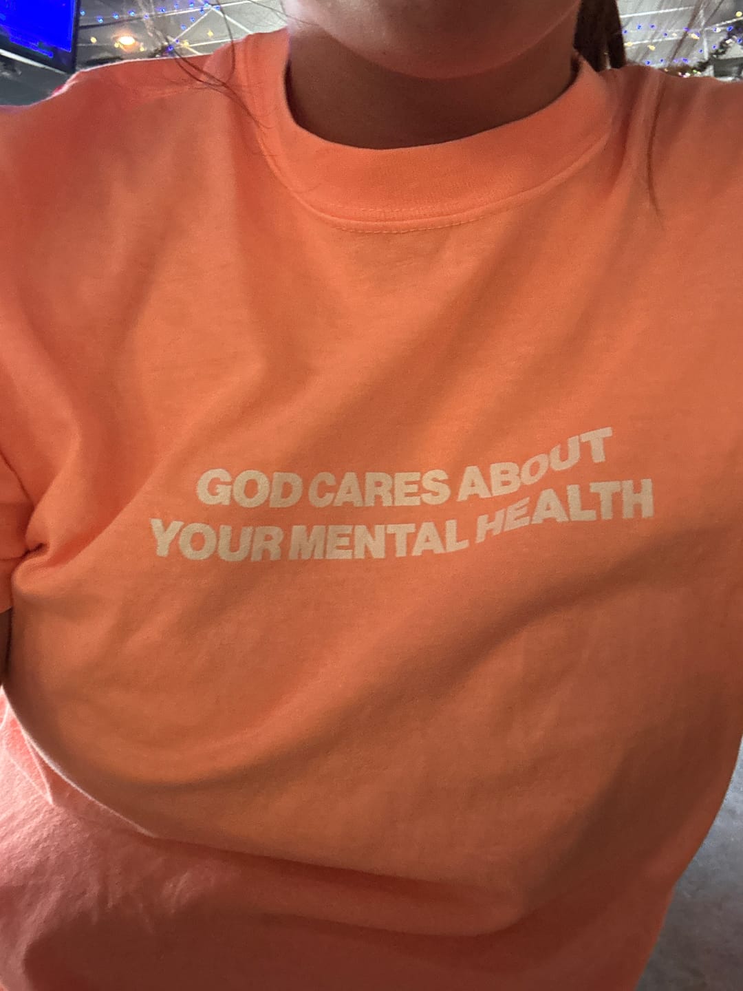 Customer photo review of Mystery Clearance Tee/Sweatshirt + Sticker