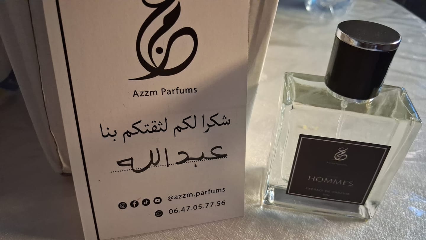 Customer photo review of Pack AZZM – 3 PARFUMS AU CHOIX