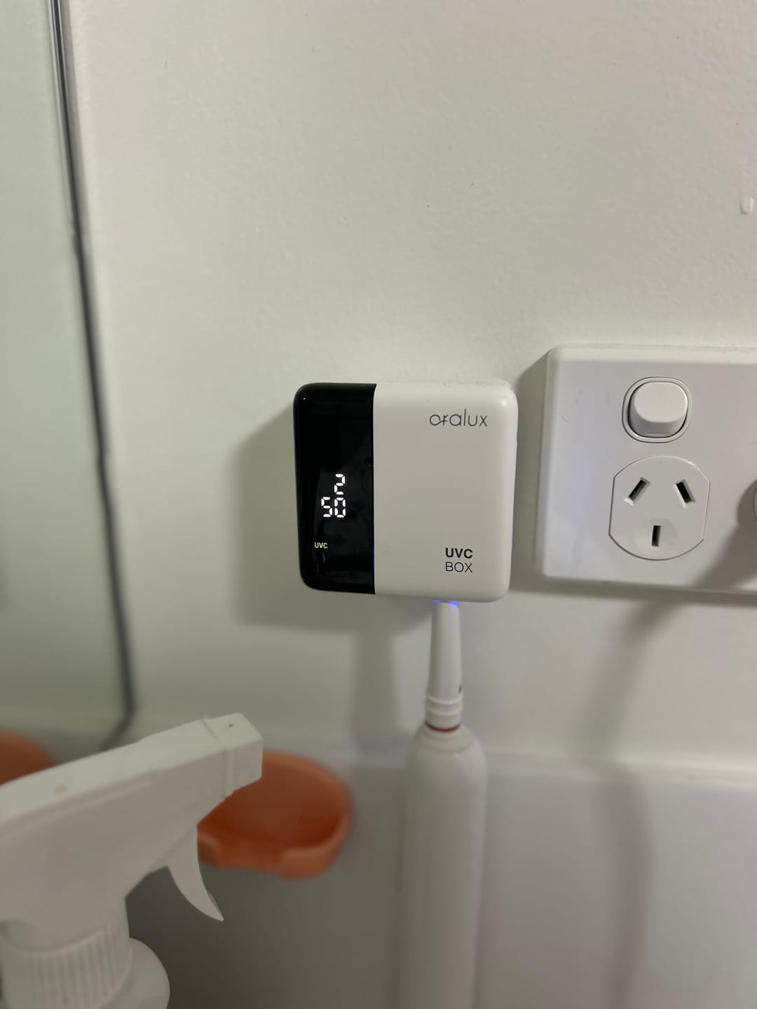 Customer photo review of UV-C Toothbrush Sanitiser