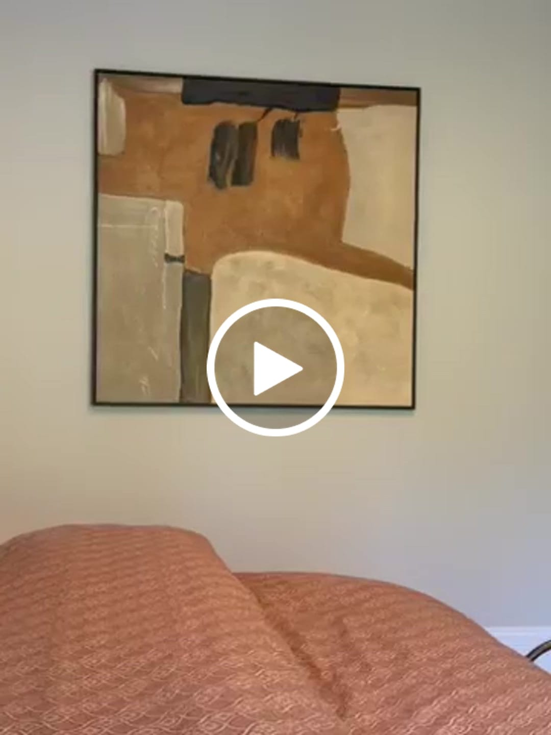 Customer video review of Wabi Sabi Abstract Canvas Art #WA203