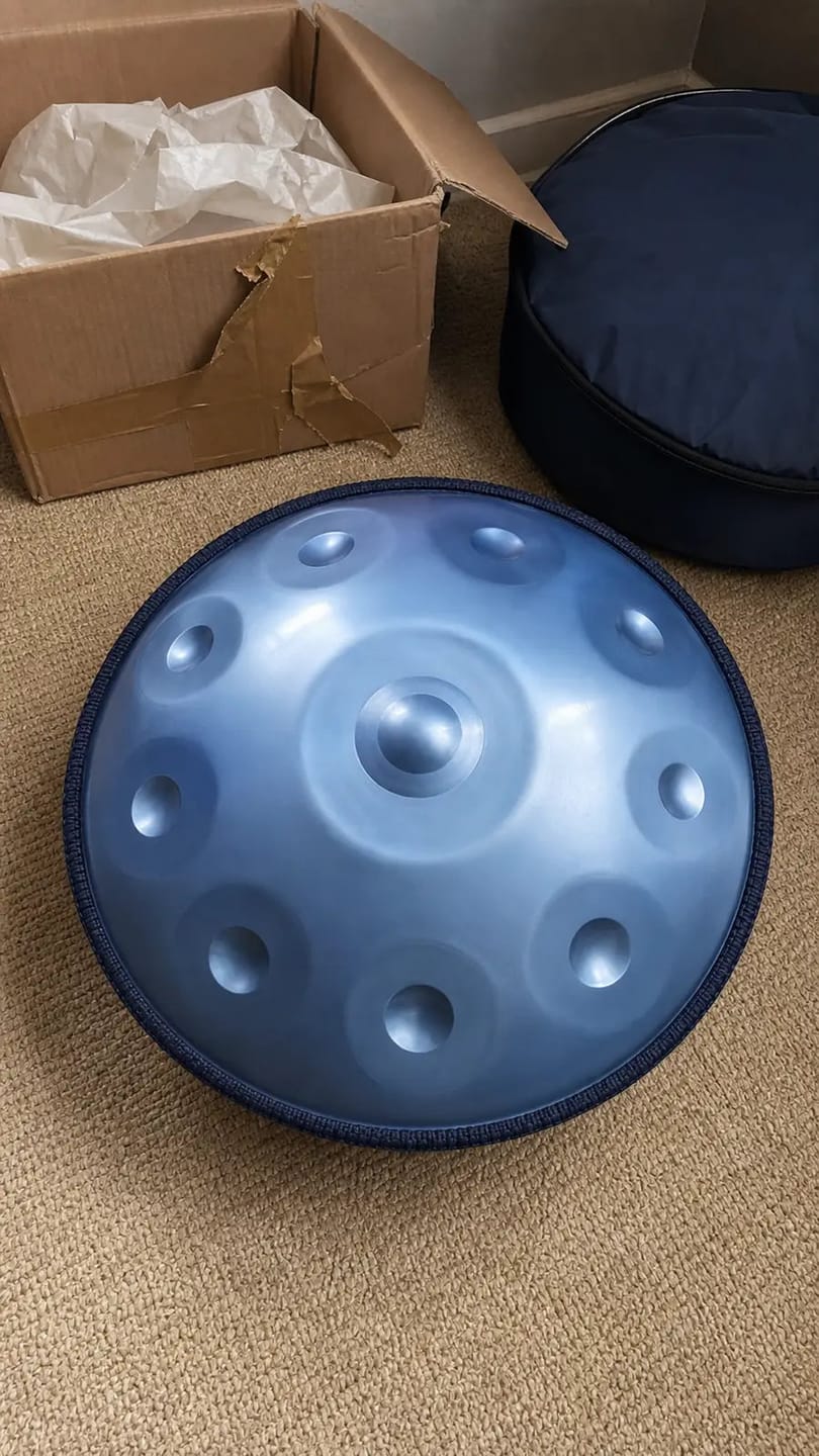 Customer photo review of Handpan Ice Age Kurd D-Moll 10 Noten