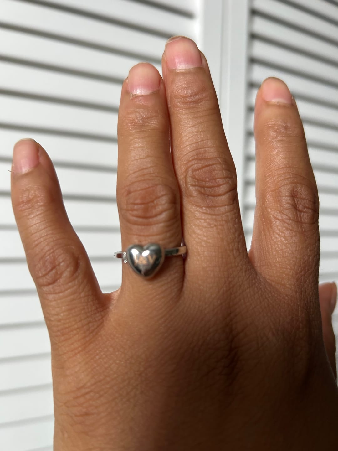 Customer photo review of Heart Locket Ring