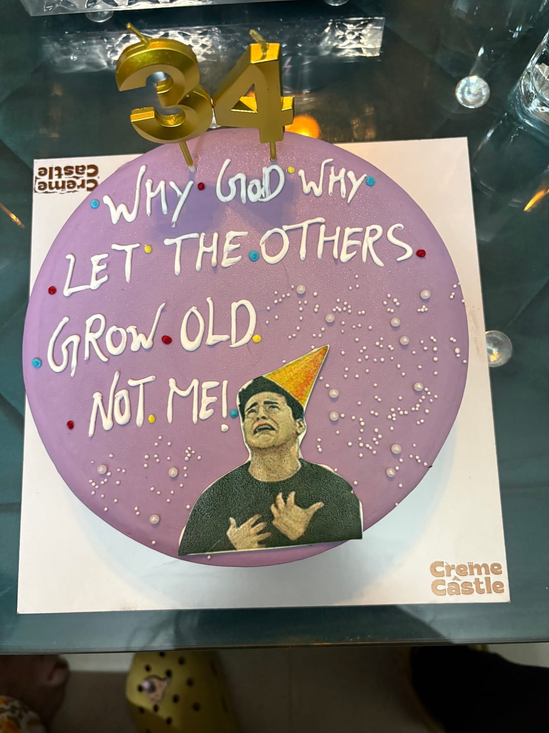 Customer photo review of Joey Meme Cake