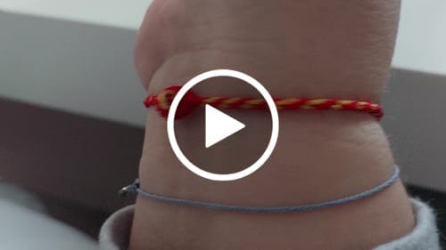 Customer photo review of Tibetan Luck Bracelet - Delicate