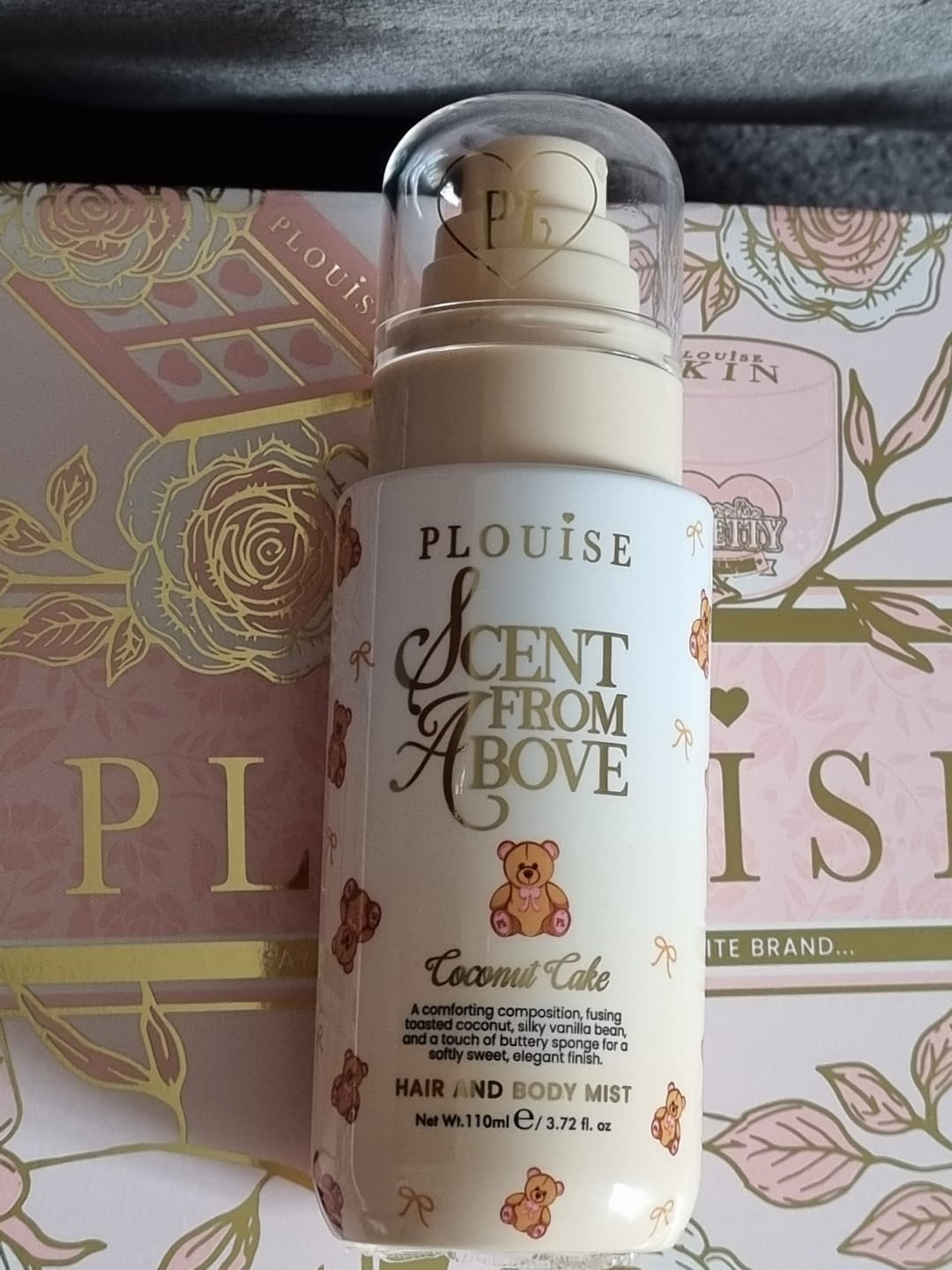 Avaliação de foto de cliente de Scent From Above Hair & Body Mist - Coconut Cake