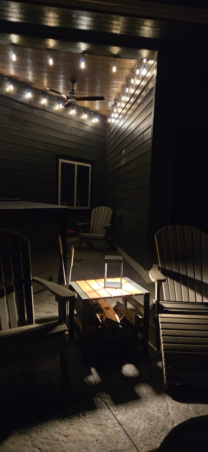 Customer photo review of Luxury Metal Solar Lantern