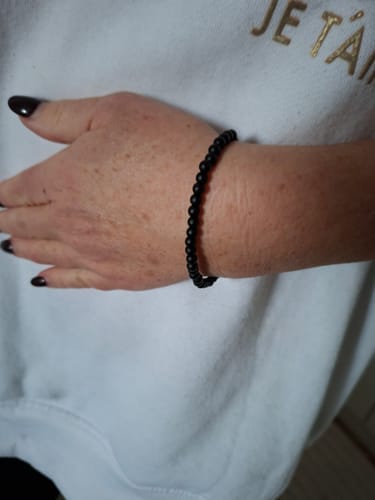 Customer photo review of Obsidian Bracelet