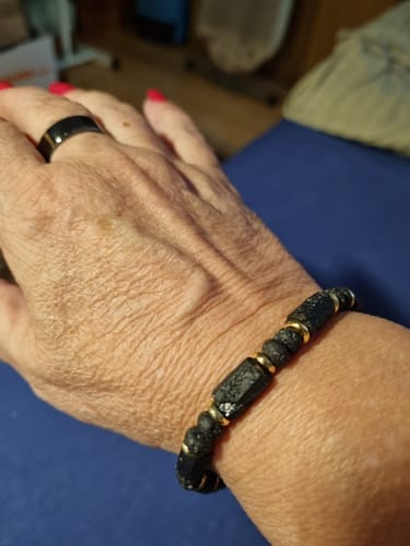 Customer photo review of Tourmaline Bracelet - Natural Stones
