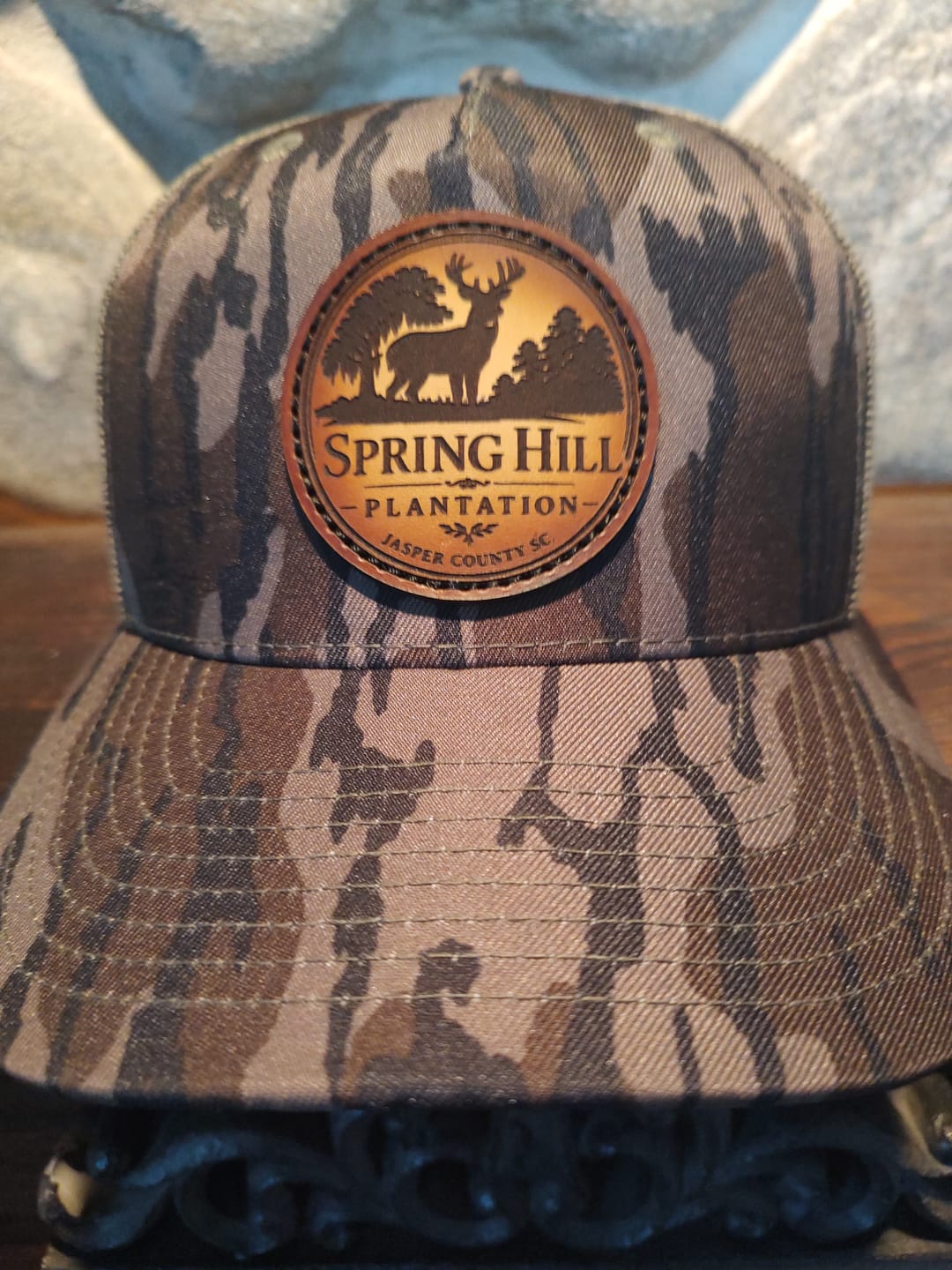 Customer photo review of Richardson 112 Custom Leather Patch Hats