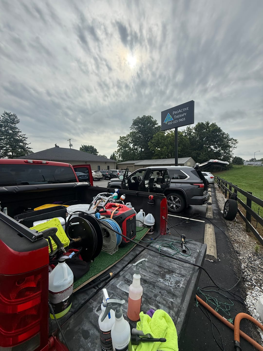 Customer photo review of Blank 32oz. Bottle w/ Chemical Sprayer