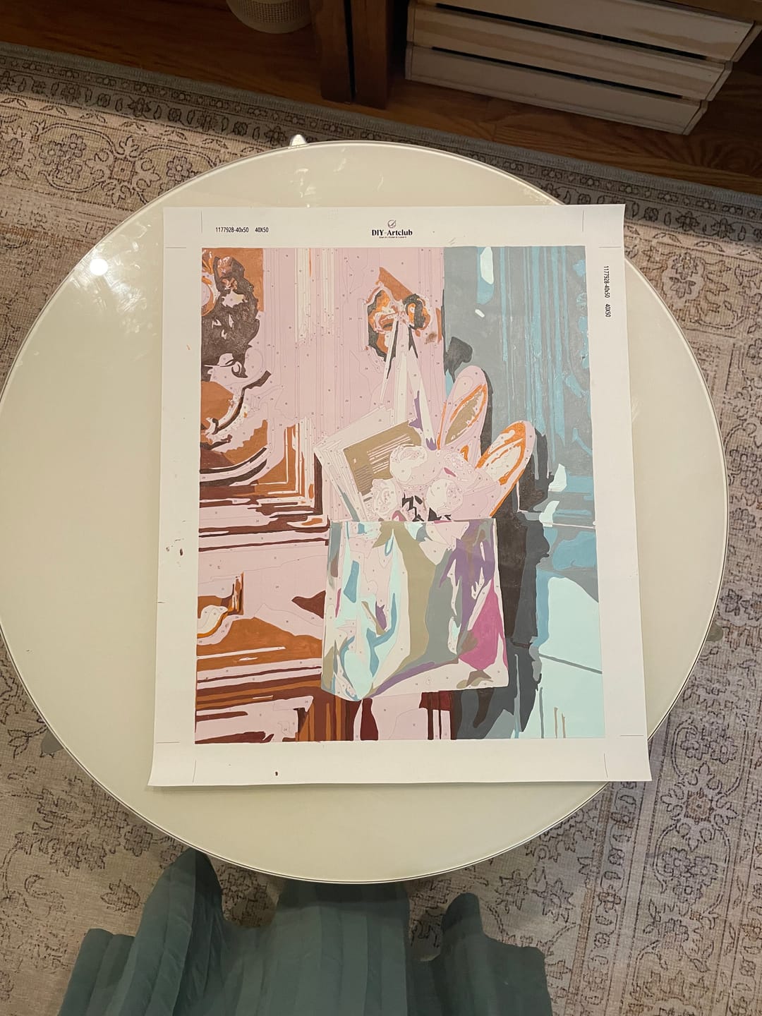 Customer photo review of Morning Gift | Paint by Number