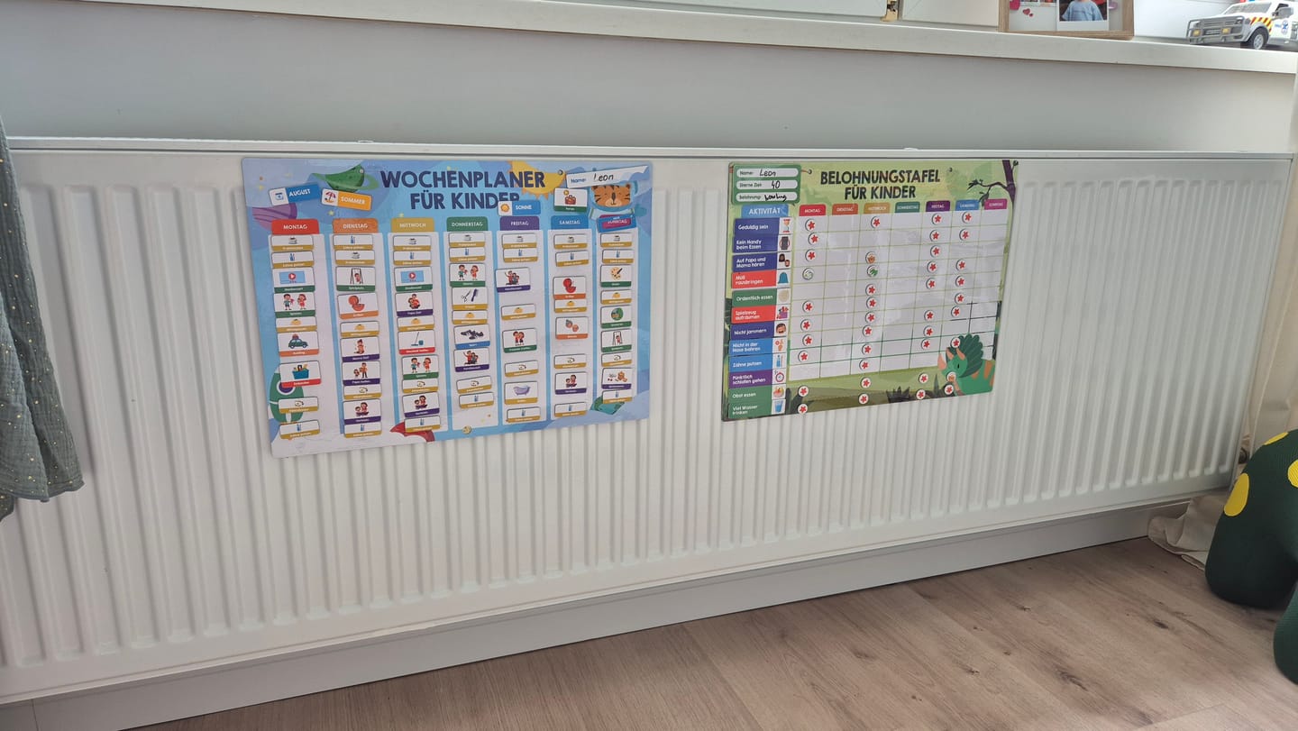 Customer photo review of Edubini Belohnungstafel® für Kinder