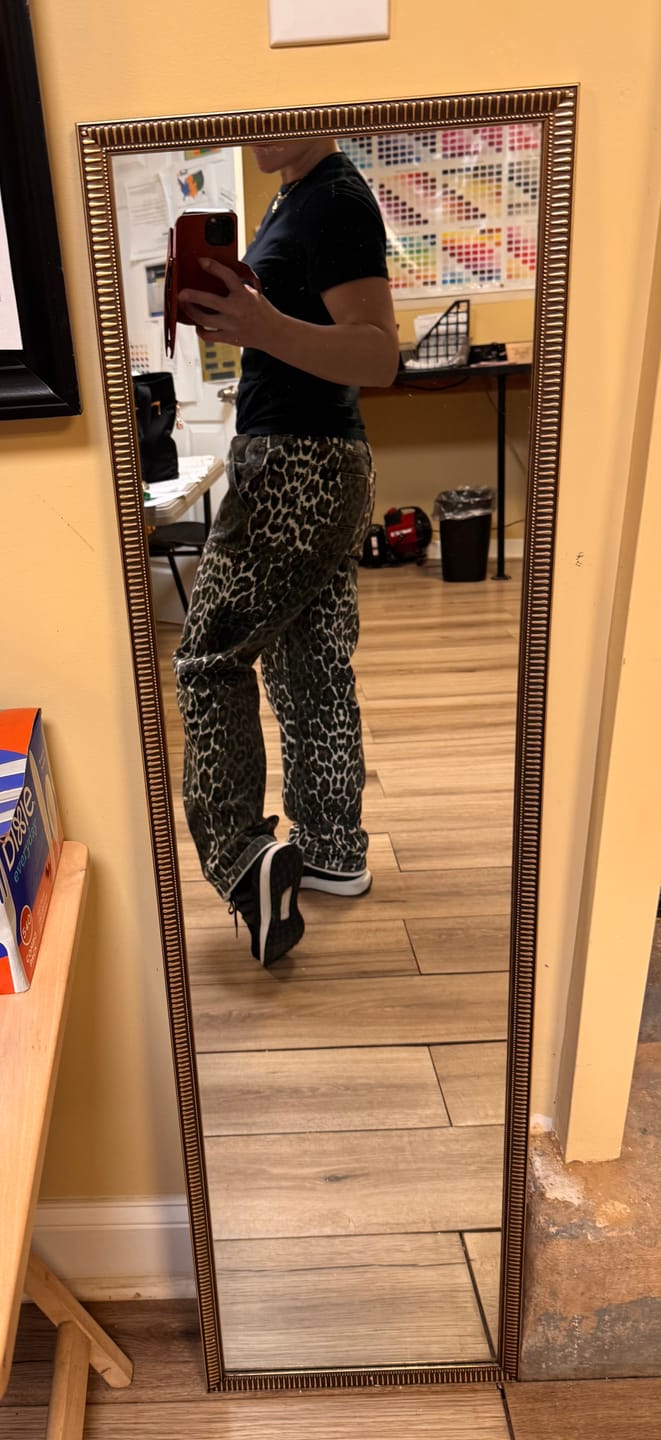 Customer photo review of Gravedigger Carpenter Pant - Leopard