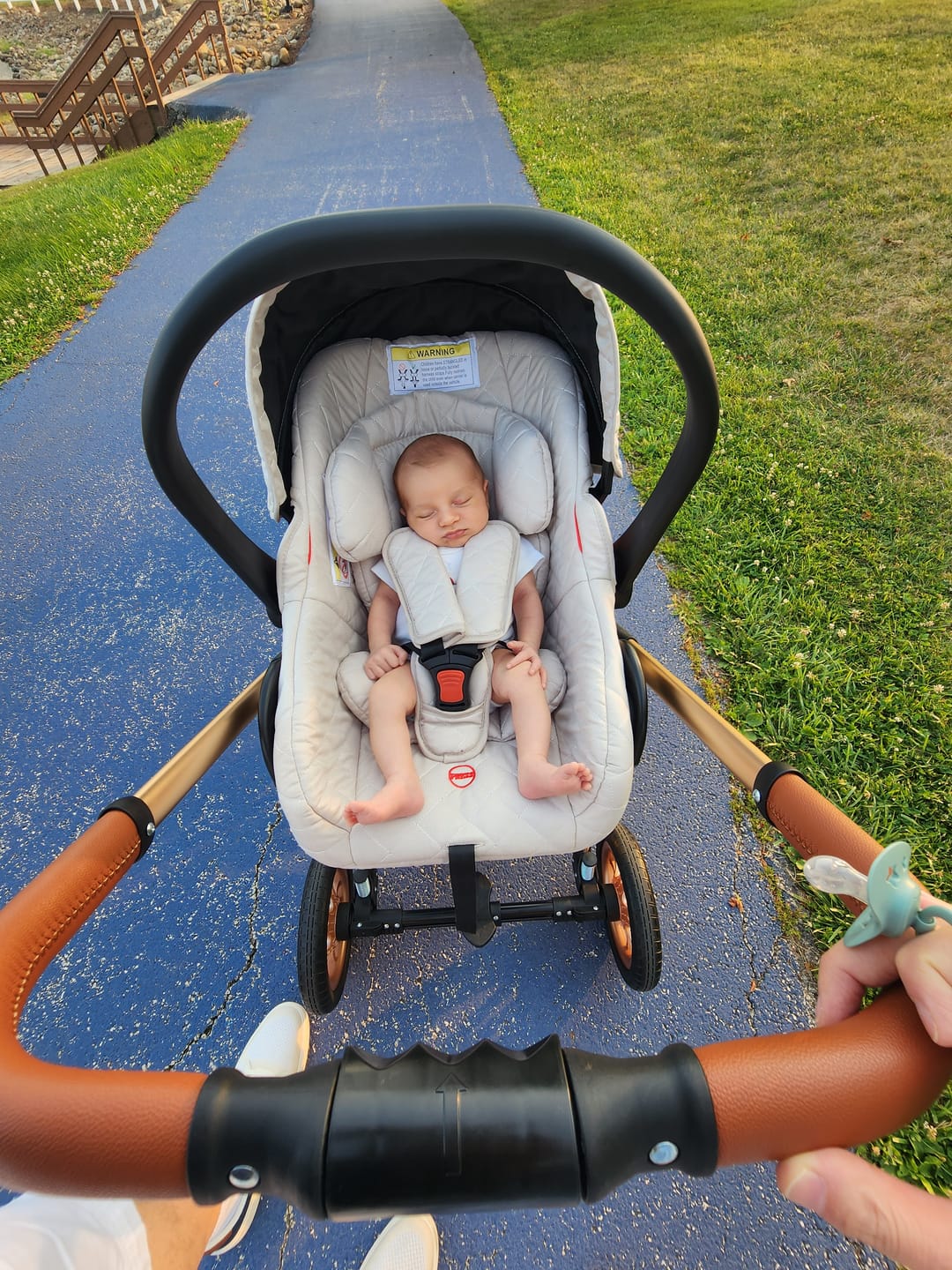 Customer photo review of Premium 3-in-1 Baby Stroller (Car Seat & Base Included)