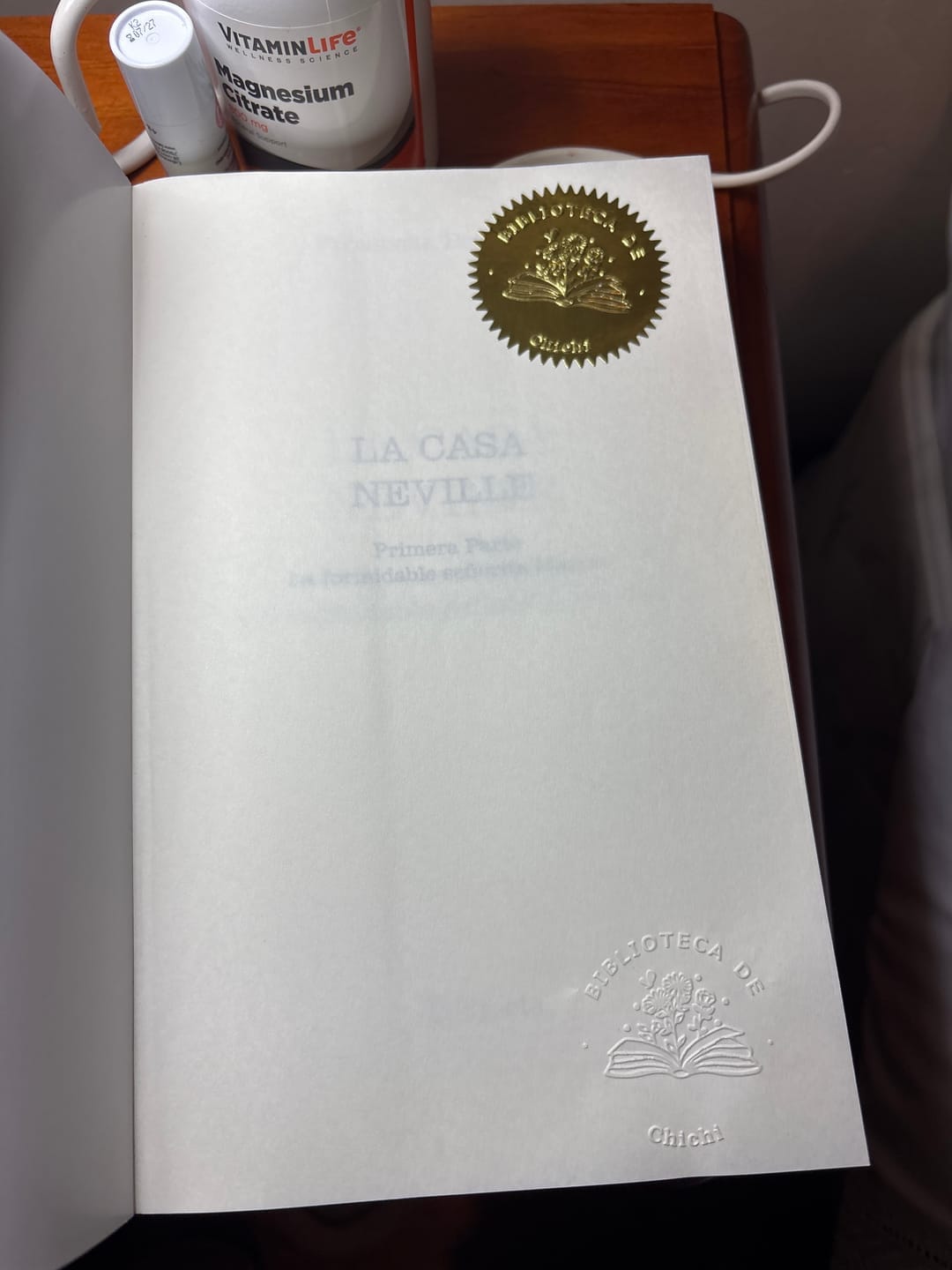 Customer photo review of Embosador de libros