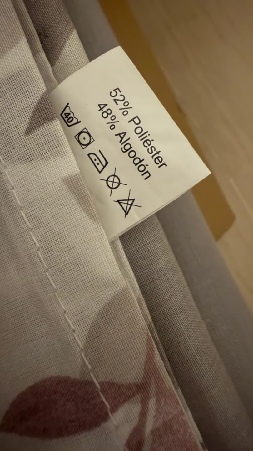 Customer photo review of Juego de Sábanas Verano: LUNA