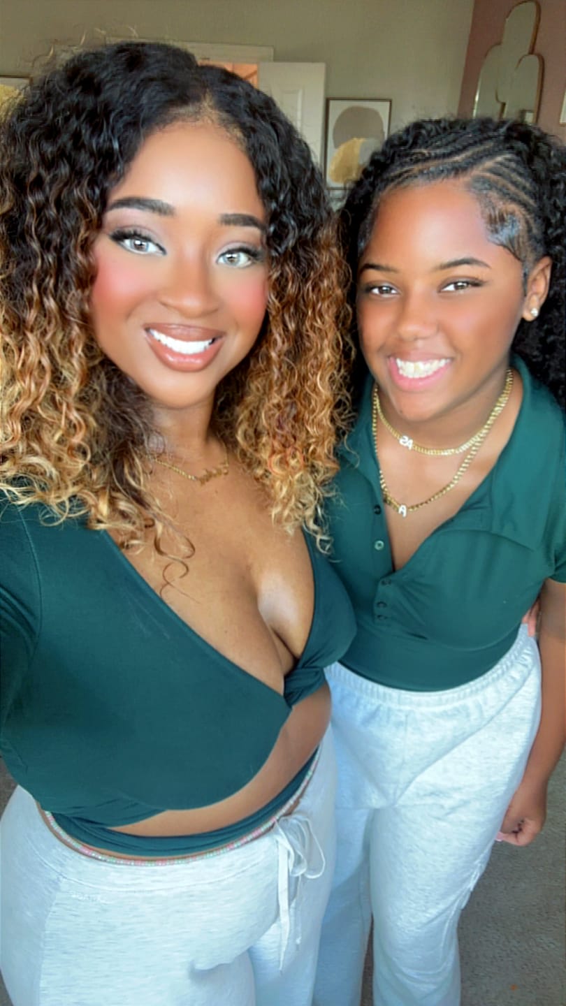 Customer photo review of Thick Nameplate Necklace w/ Cuban Chain