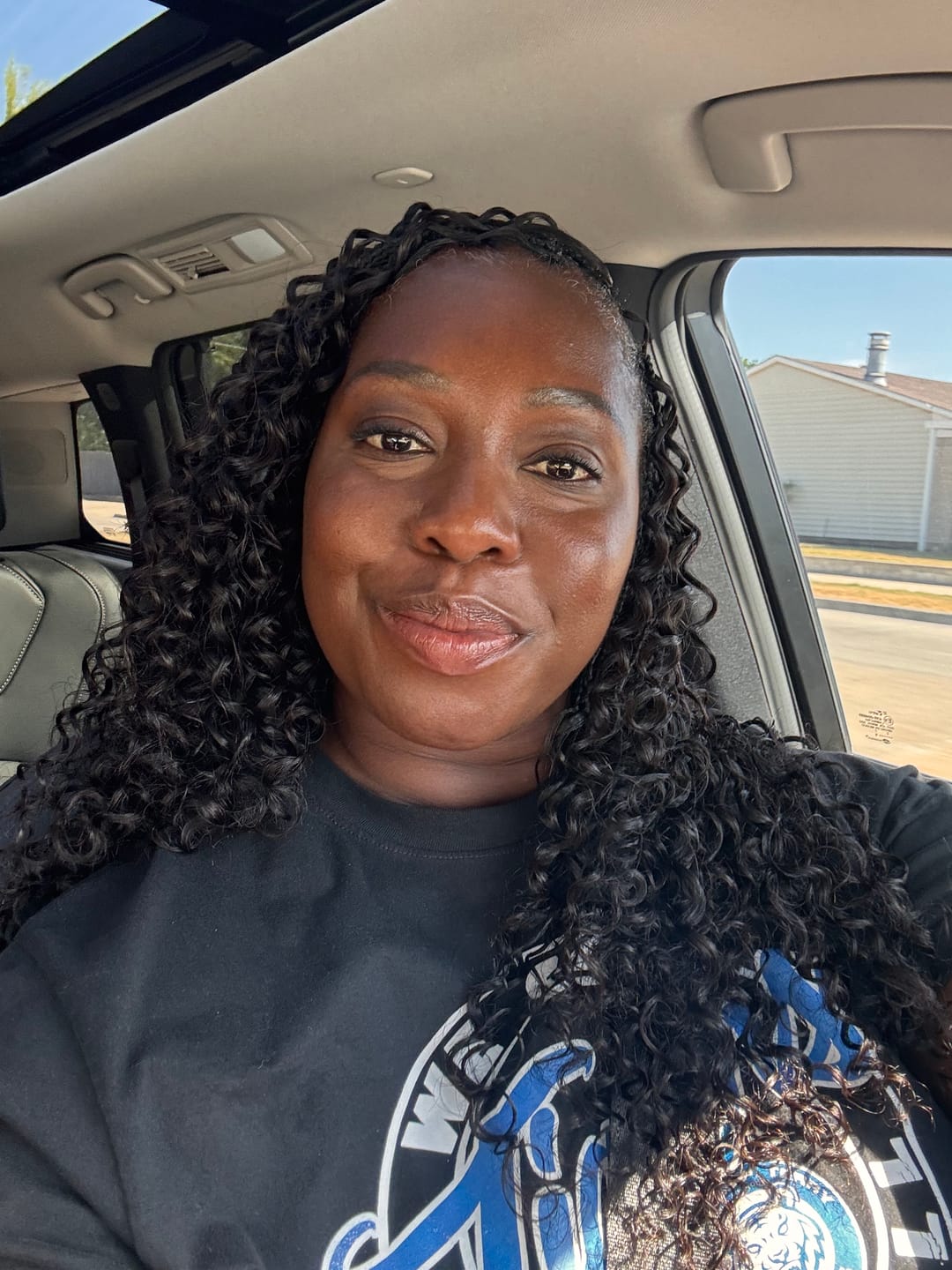 Customer photo review of Human Crochet Hair Water Wave For Miracle Knots