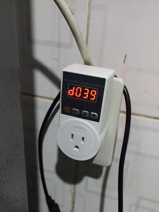 Customer photo review of Automatic Voltage Protector Socket with Adjustable Settings – VoltGuard