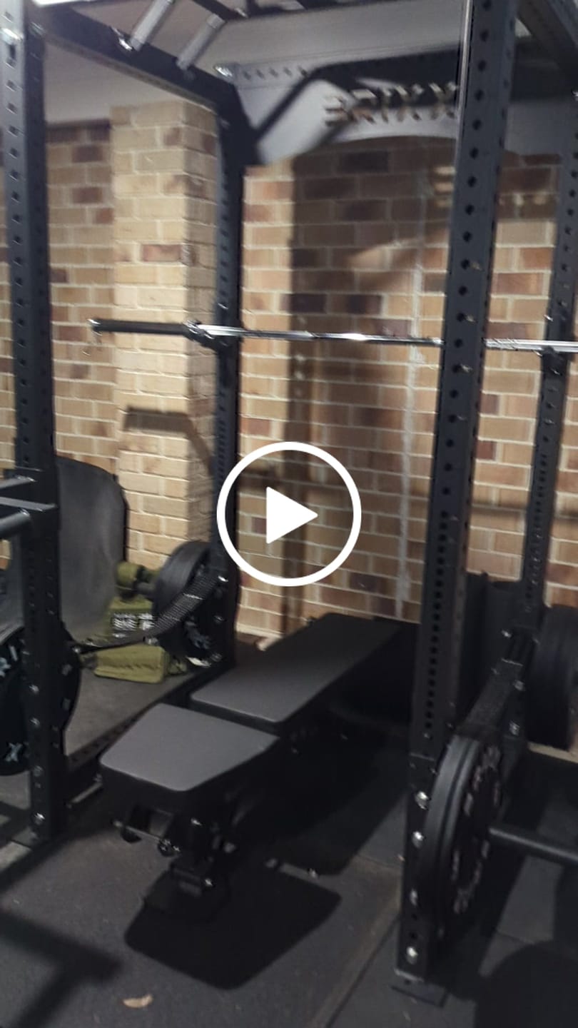 Customer video review of BRIXX Mammoth 2000 Power Rack, Bench, Plates & Barbell Package