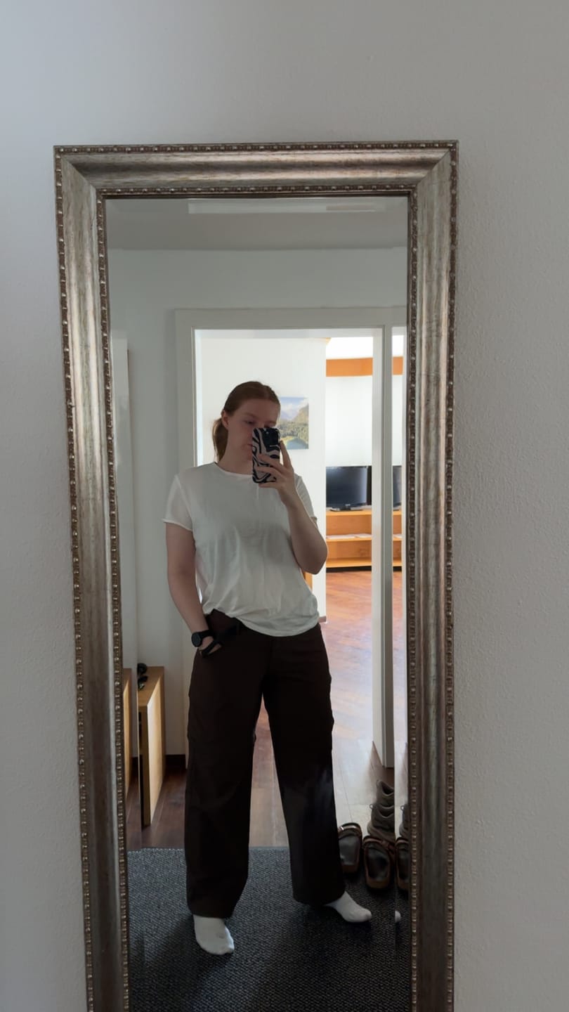 Customer photo review of Damen Zip-Off Wanderhose