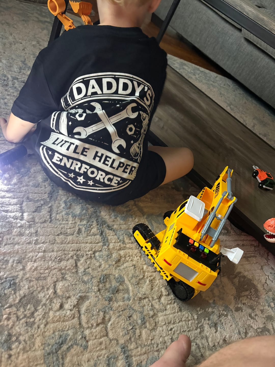 Customer photo review of Youth Tee - Little Fixer Tee