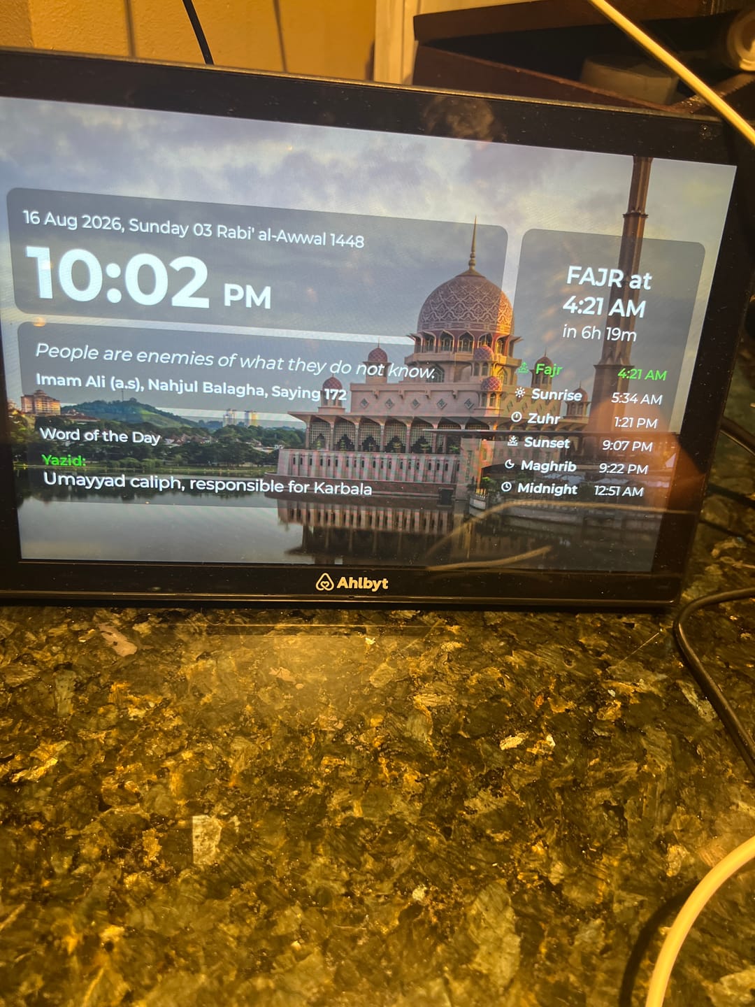 Customer photo review of Ahlbyt Portal - All in One Spiritual Device
