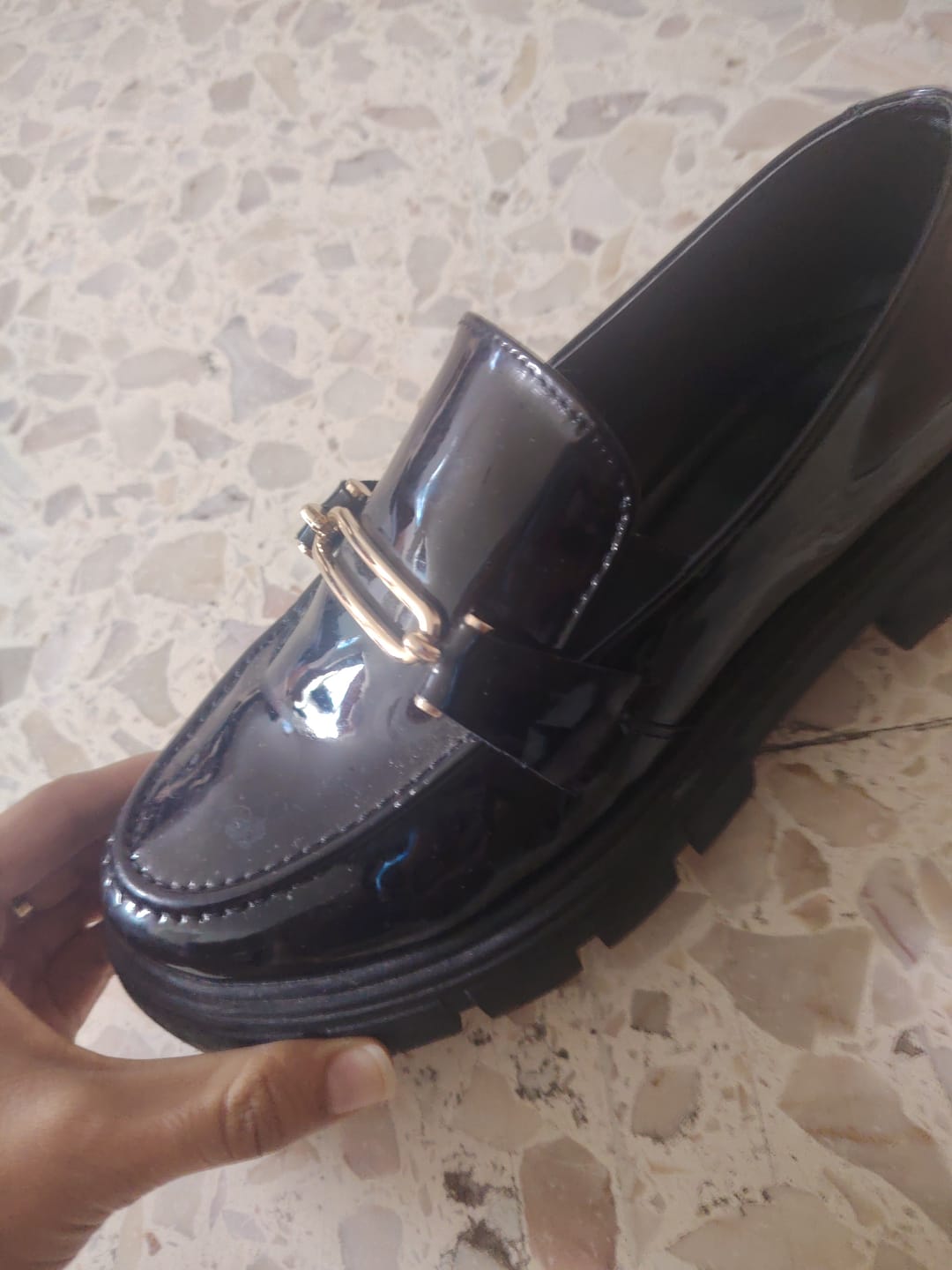 Customer photo review of HARPER Negro Charol