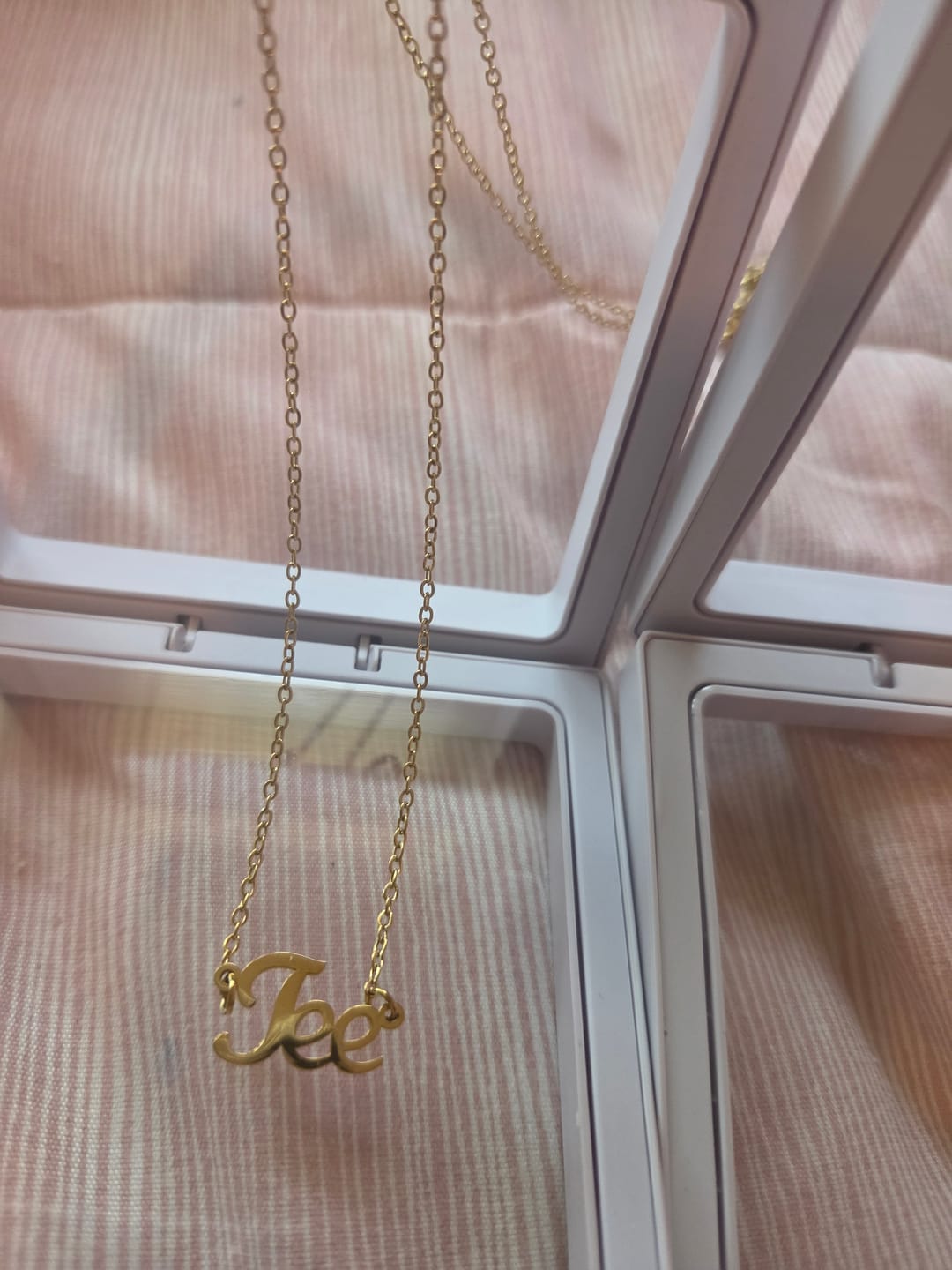 Customer photo review of Custom Name Necklace