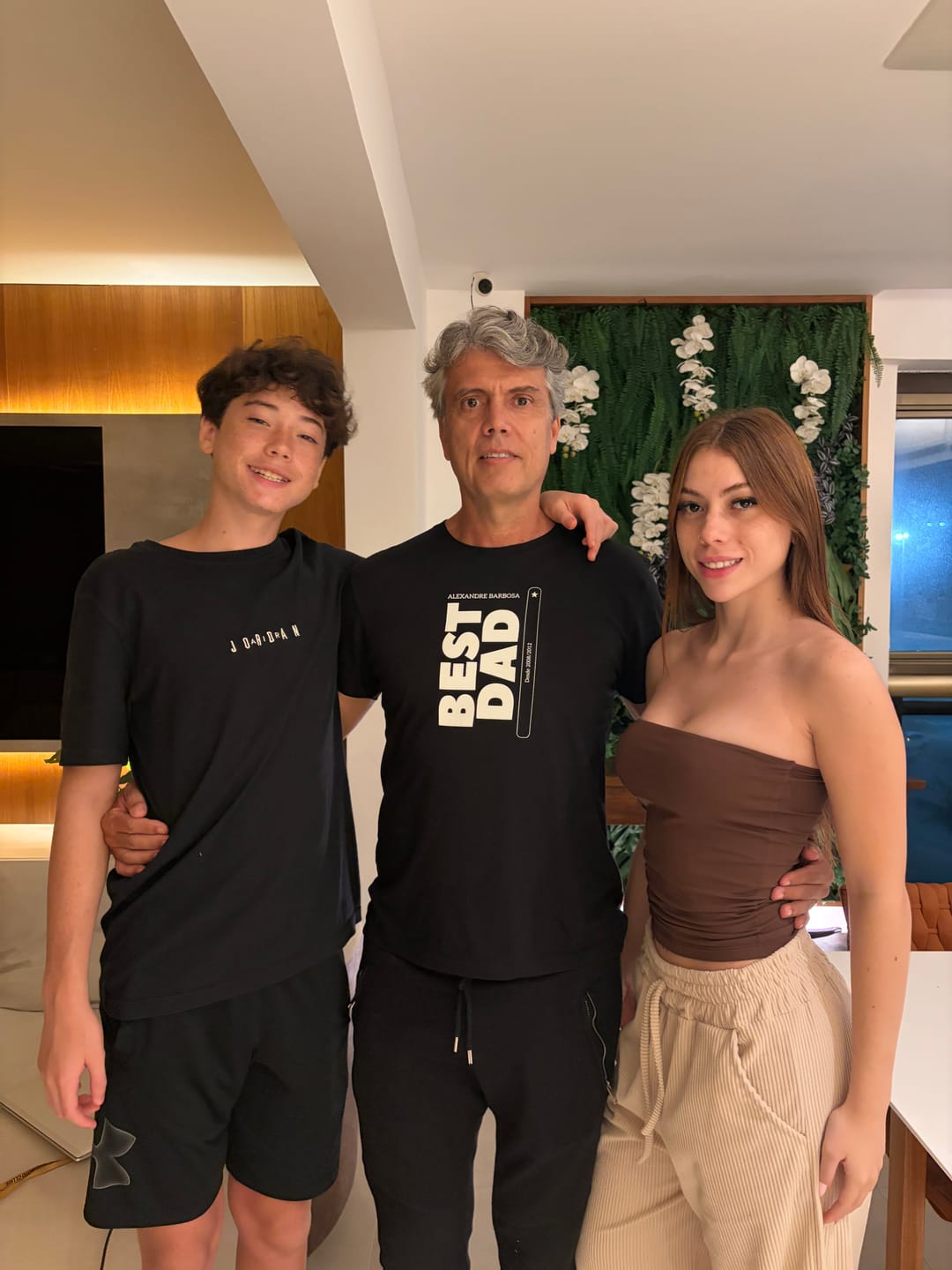 Customer photo review of Camiseta personalizada dia dos Pais - BEST DAD - Algodão Peruano