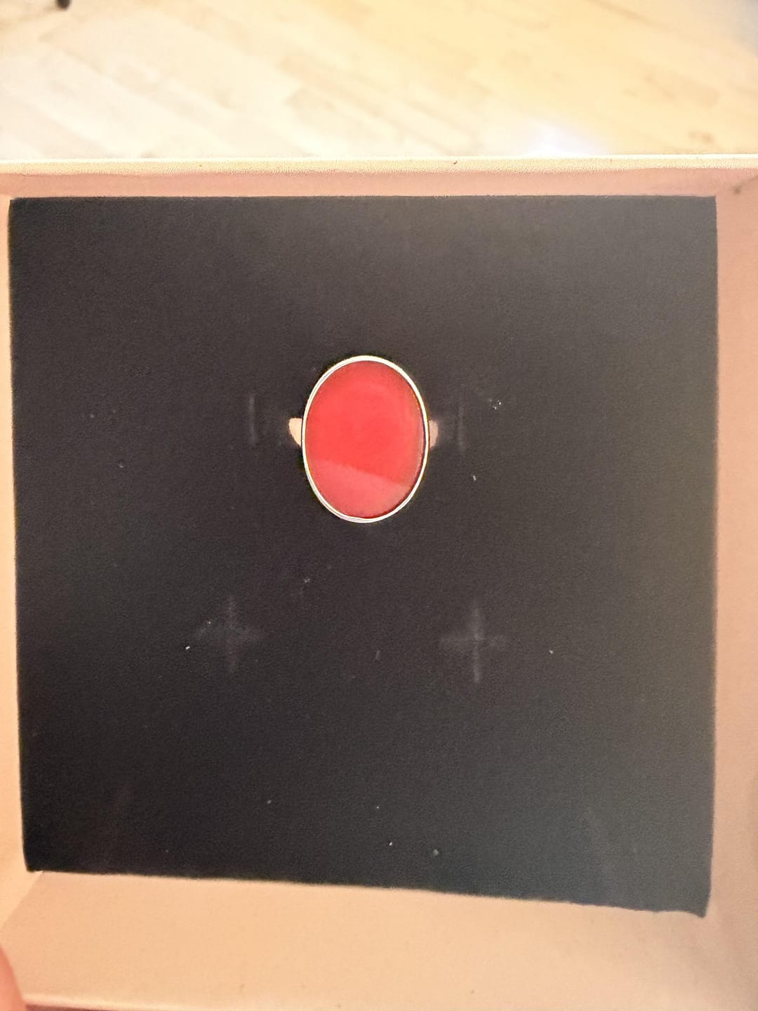 Customer photo review of Carnelian Ring - Statement