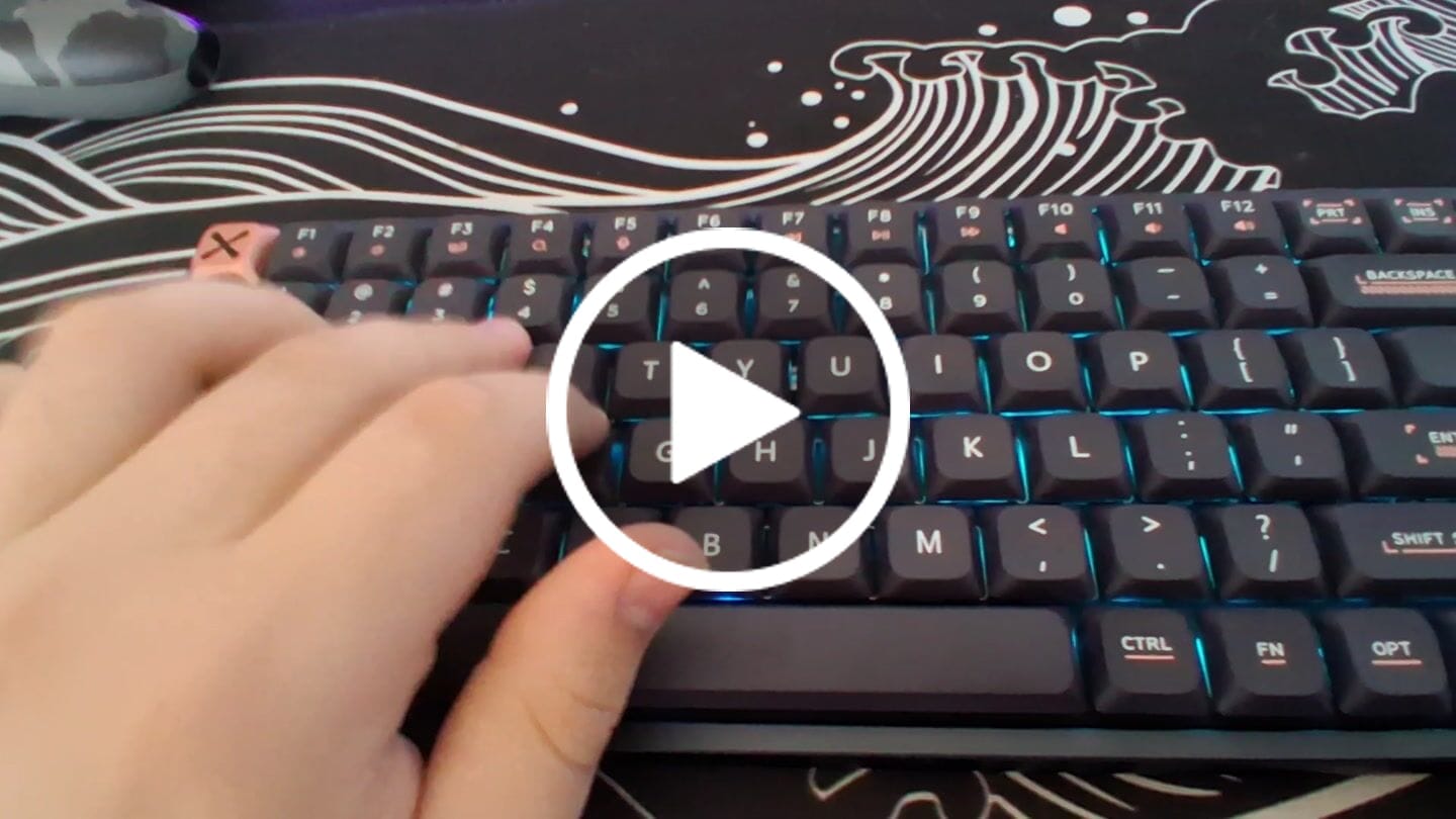 Customer video review of IQUNIX Magi75/96 Aluminum Low Profile Mechanical Keyboard
