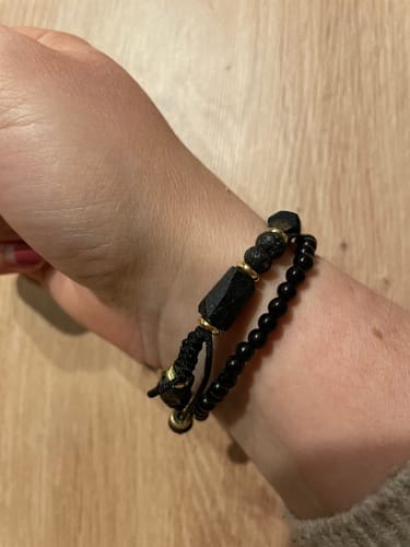 Customer photo review of Tourmaline Bracelet - Natural Stones